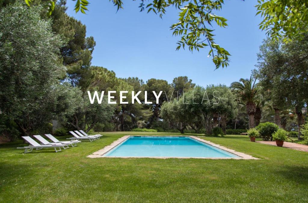 Cubelles Villa | Masia Sitges Mas Peirot Geniune Farmhouse 20 min walk from beaches 60 Heactares of Wine Fields Garden AC Until 18 people