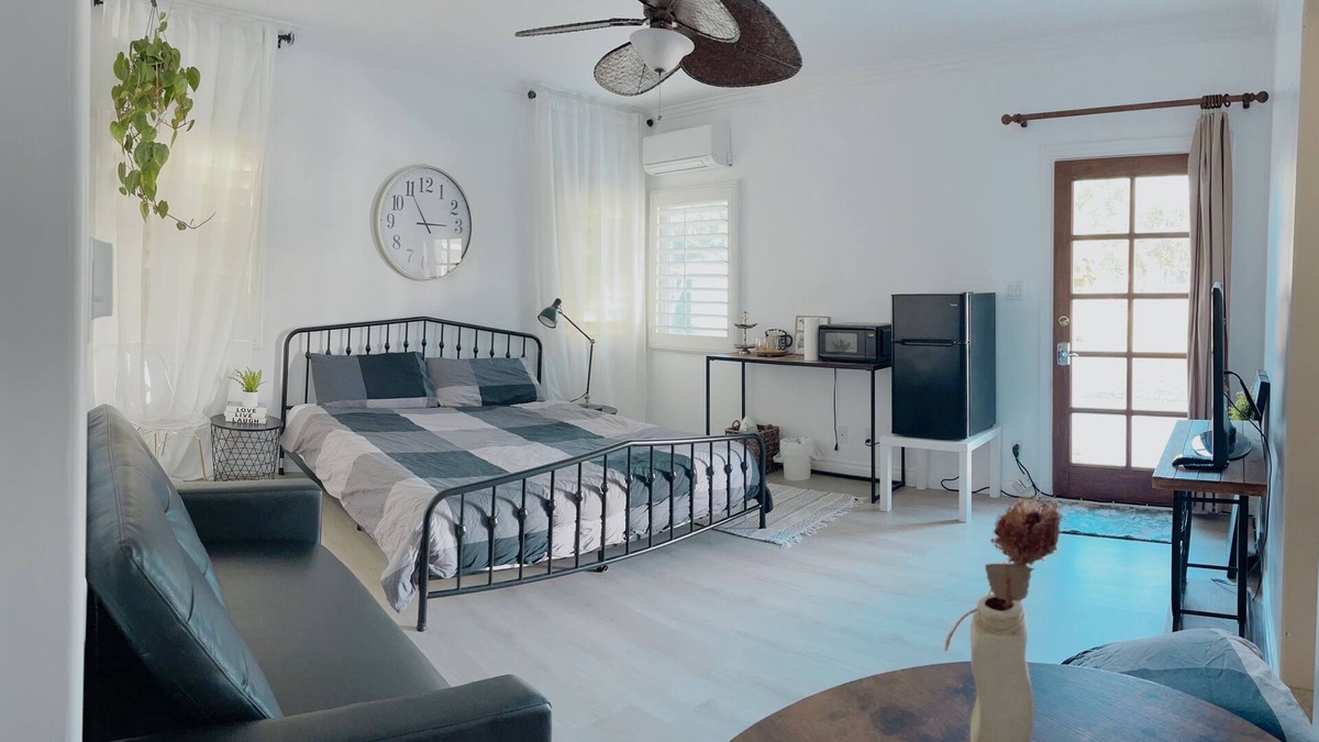 Westminster House | Master Bedroom Large Bathroom in Central O.C