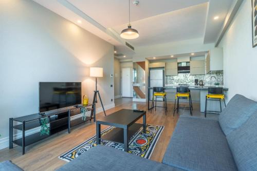 Lara Apartment | Maxi Sirius Town 1-Bed Free Pool, Spa, Fast WİFİ Fitness & Beach Access