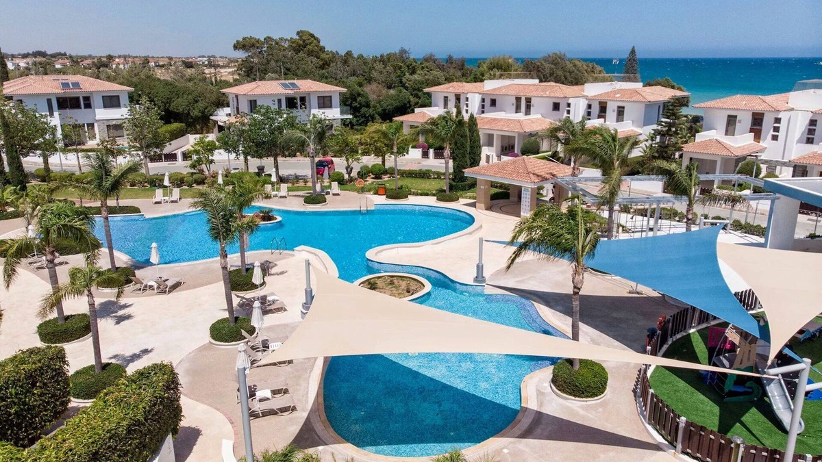 Mazotos Villa | Mazatos Beachfront Gardens | Villa with Side Sea View | Beautiful & Relaxing.