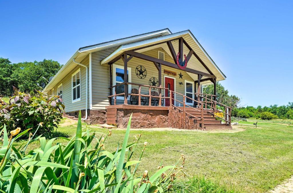 McAlester House | McAlester Cottage with 30 Private Acres and Ponds!