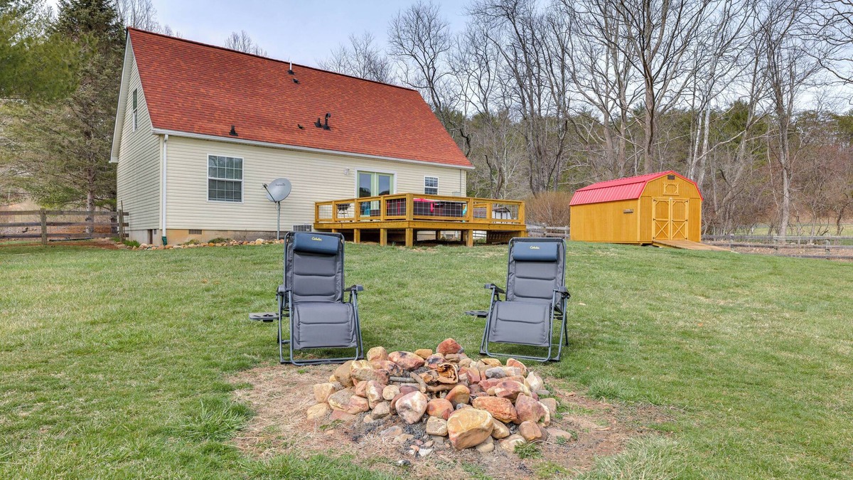 McDowell House | McDowell ‘Highland County River Retreat’ w/Views!