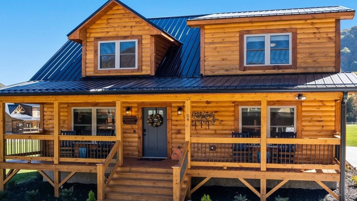 Valley Creek Run Cabin | Meadow Breeze/360-Degree Mountain Landscapes/Fire Pit - Twin Cabin