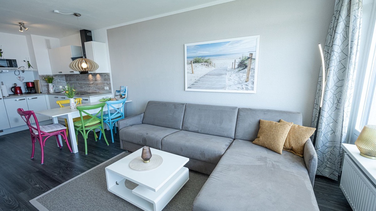 Dahme Apartment | Meerblick und Strandkorb Inklusive