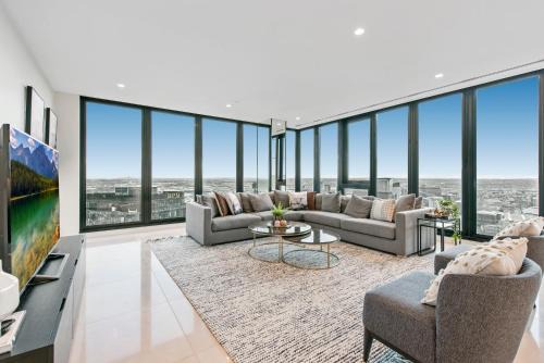 Southbank Apartment | Melbourne City Apartments Panoramic Skyview Penthouse