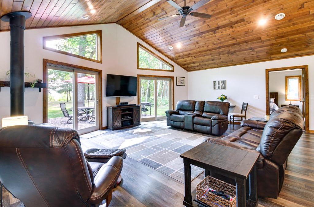 Crow Wing County House | Merrifield Vacation Rental with Dock and River Access