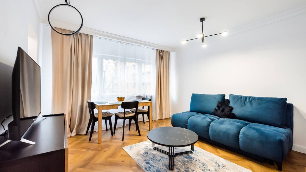 Kolo Apartment | Metro Księcia Janusza Blue Apartment