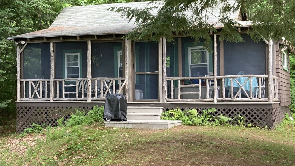 Industry Cabin | Metz Camp - Very private atop a knoll with view of beautiful Clearwater Lake.