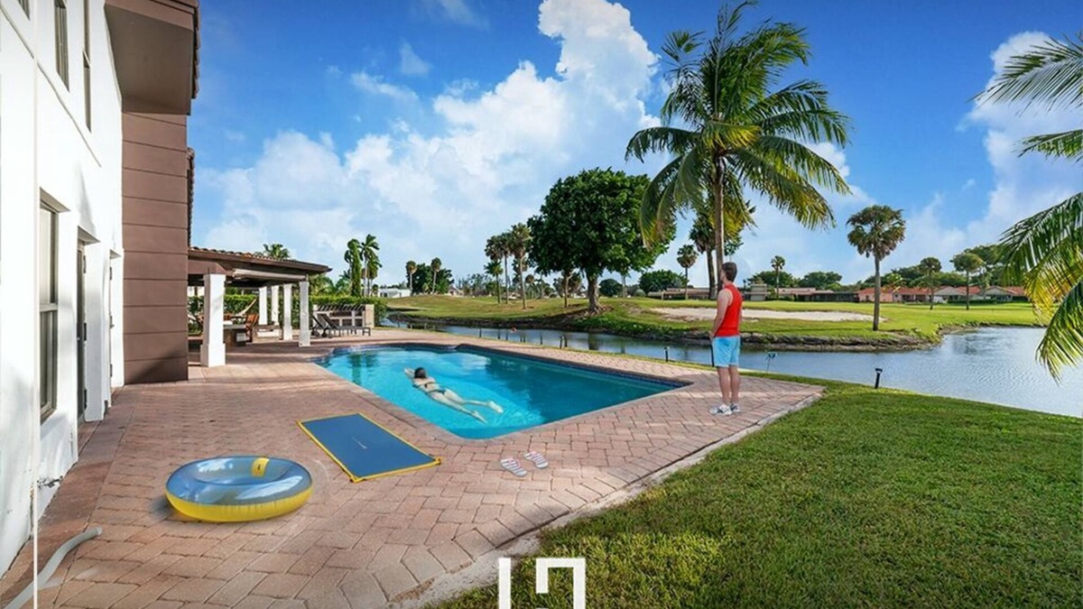 Miramar House | Miami Luxe: 5BR Retreat w/Pool & Golf Views