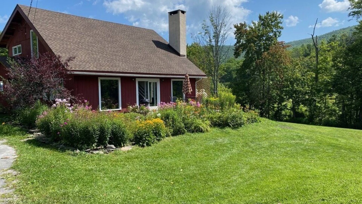 Windham House | Mid Century Modern Chalet with Tennis Court and Catskill Views