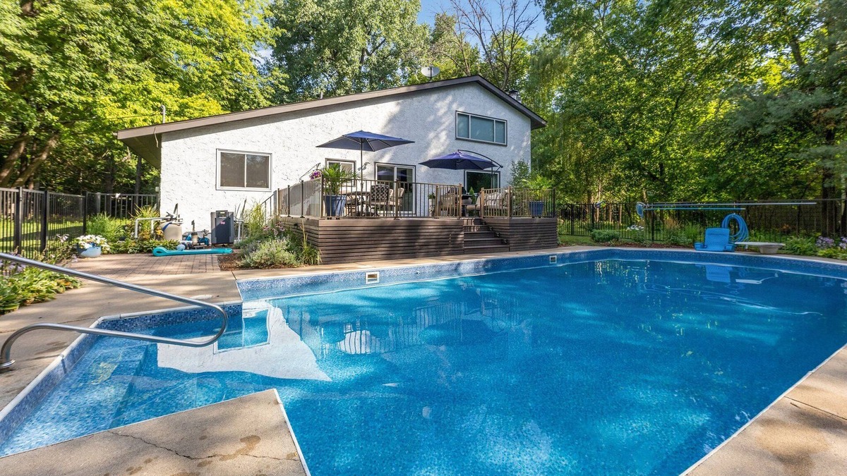 Tonka Bay House | Midcentury Home + Private Pool + Lake Minnetonka Beach Access + Forested Acreage