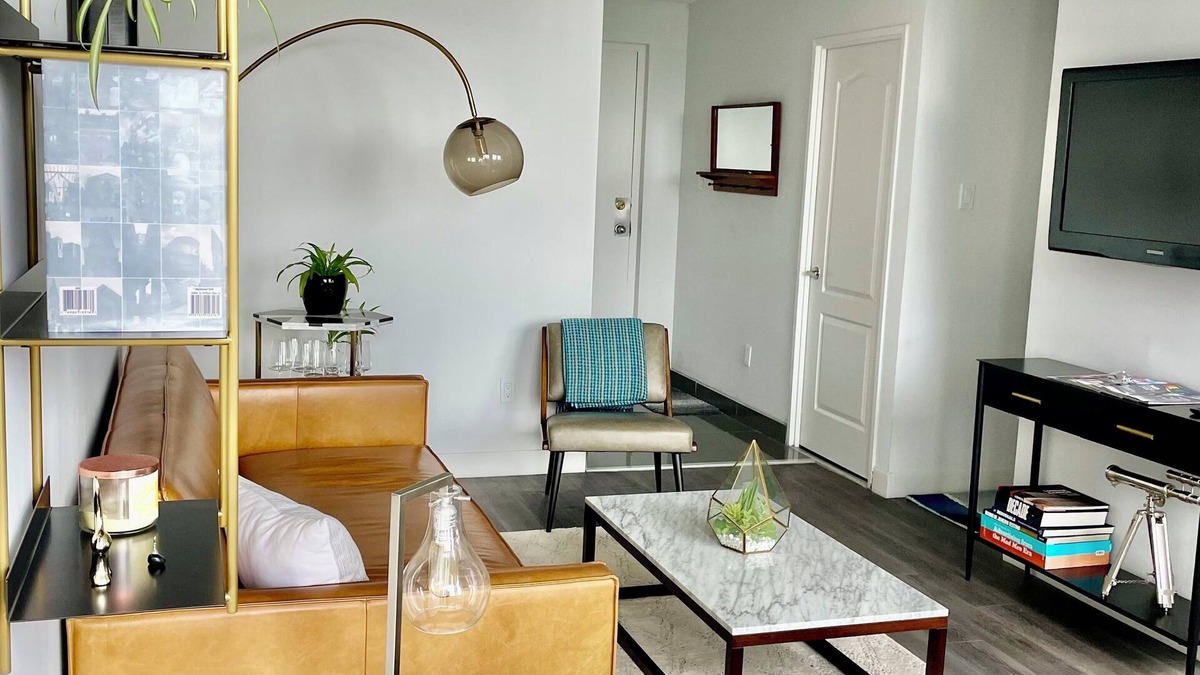 Church and Wellesley Apartment | Midcentury Modern Apartment with Unbelievable Views of the Toronto Skyline