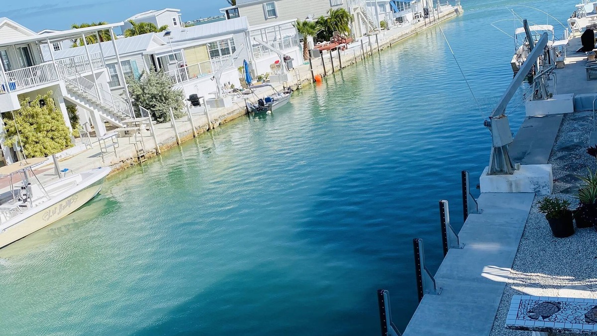 Cudjoe Key House | Mini lobster available! Open Water View from porch , dock, bikes, kayaks