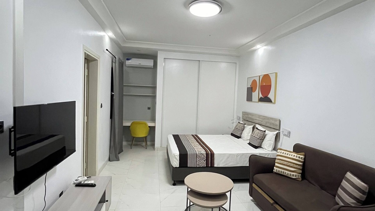 Ngor Apartment | Mini studio moderne, calme et sécurisé avec kitchenette
