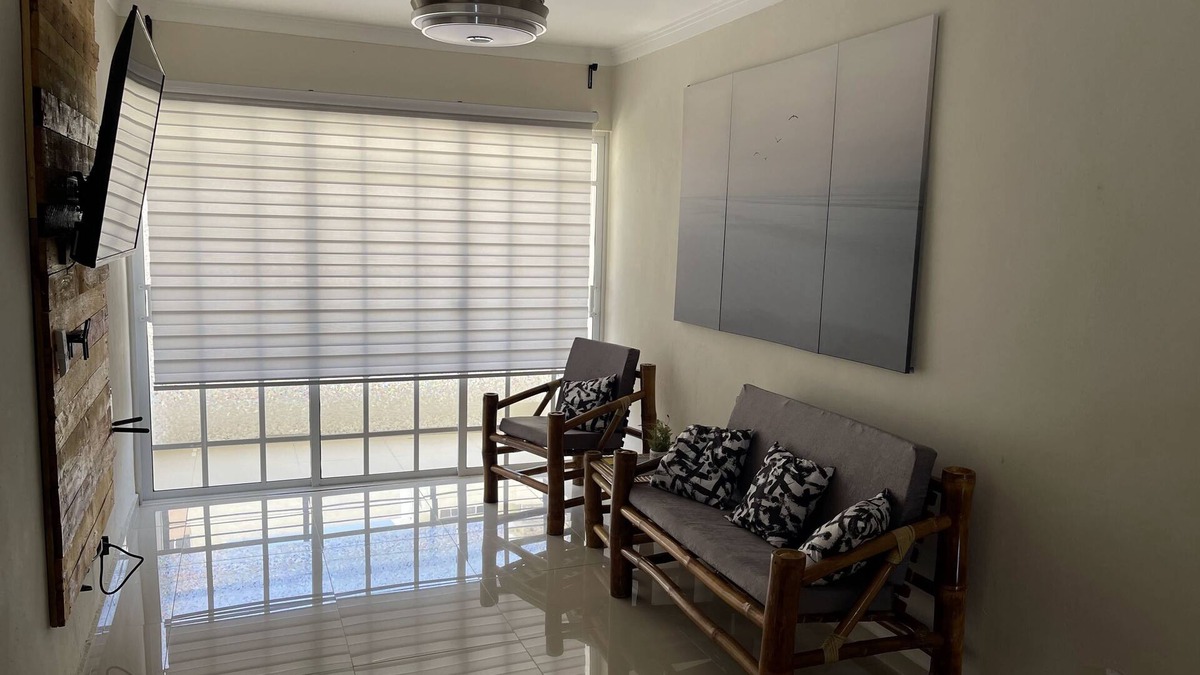 Santo Domingo Apartment | Minimalist 2-Bedroom 3FL loft Apt 20 mins from SDQ