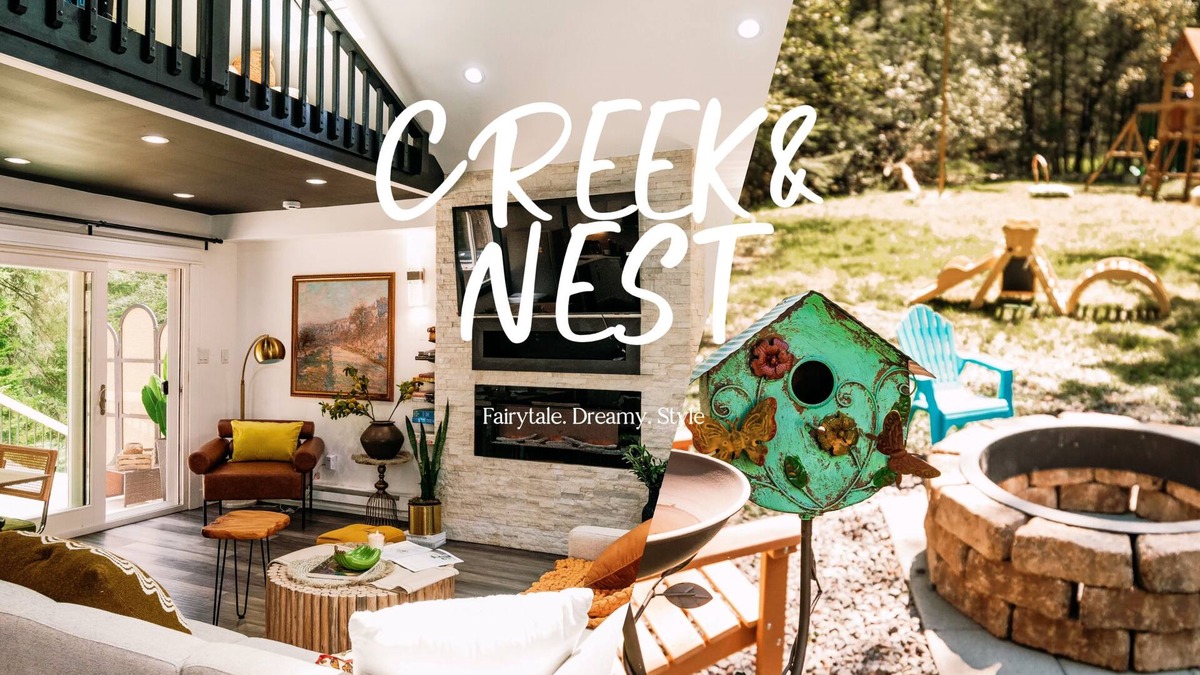 Pocono Summit House | Mins to Kalahari Resort! Creekside Family Chalet Playroom Game Firepit