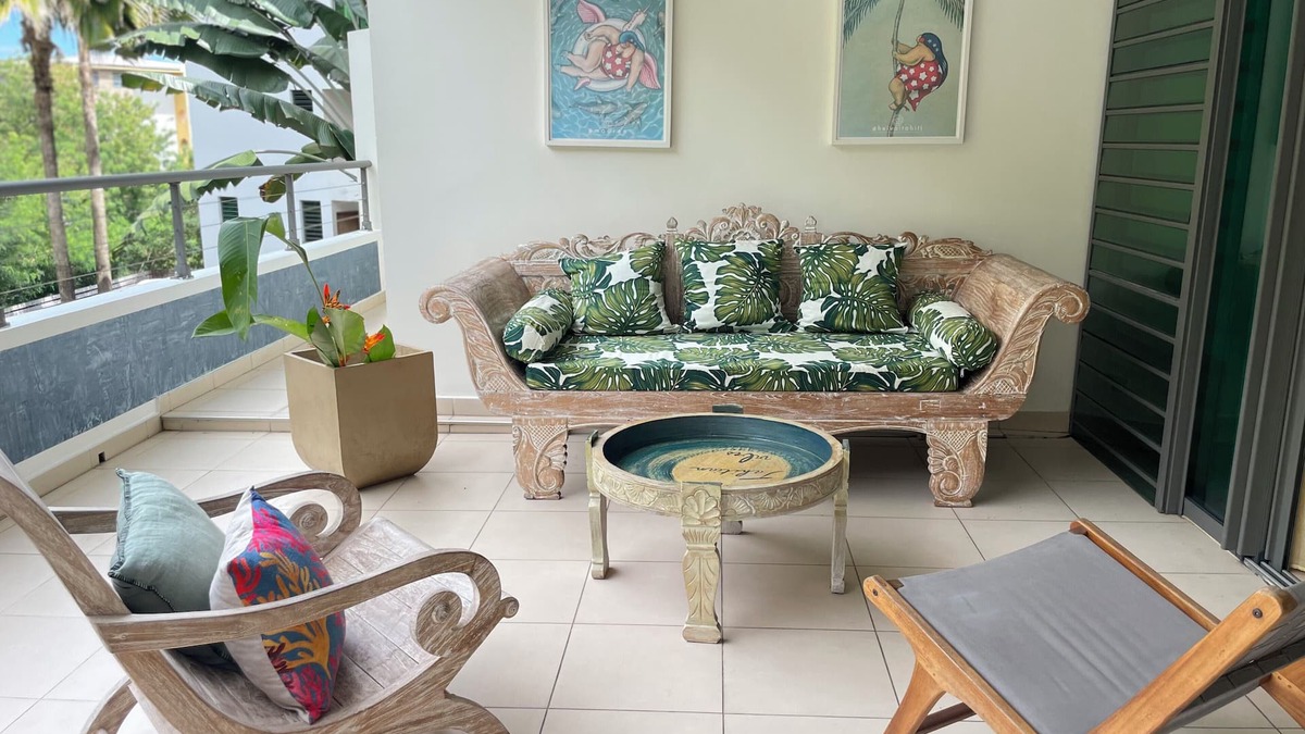 Punaauia Condo | Miri Coconut, 1 bdr flat with pool in a calm area near the sea and town