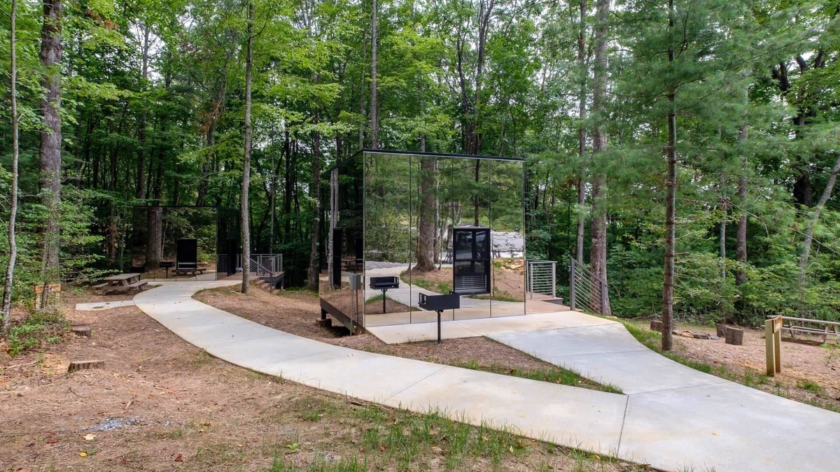 Balsam Grove Cabin | Mirror Cabins - Reflections