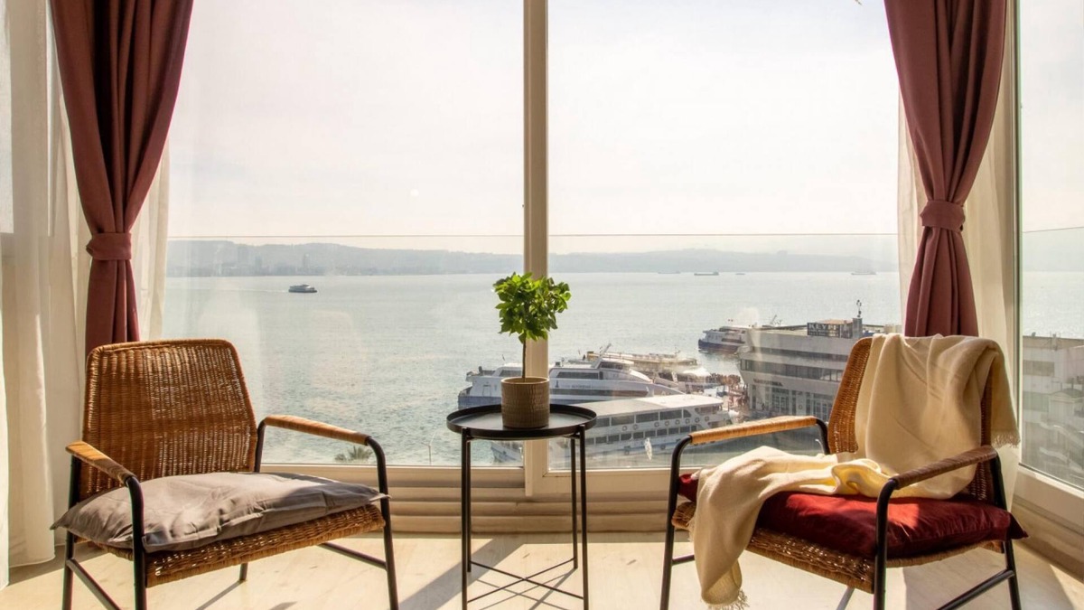 Karsiyaka Apartment | Missafir Exceptional Flat with Sea View in Izmir