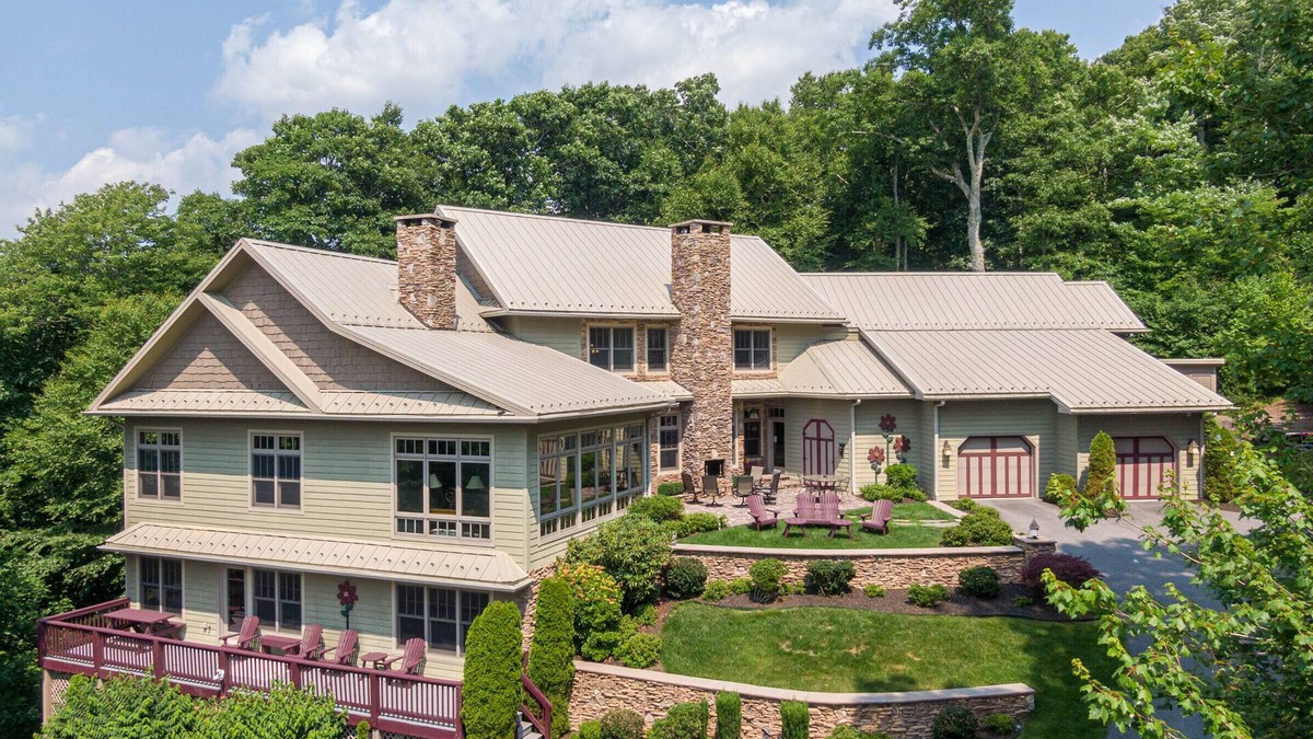 Boone House | Misty Mountain Hop - Luxury home! Views, hot tub, 4 fireplaces, game table!