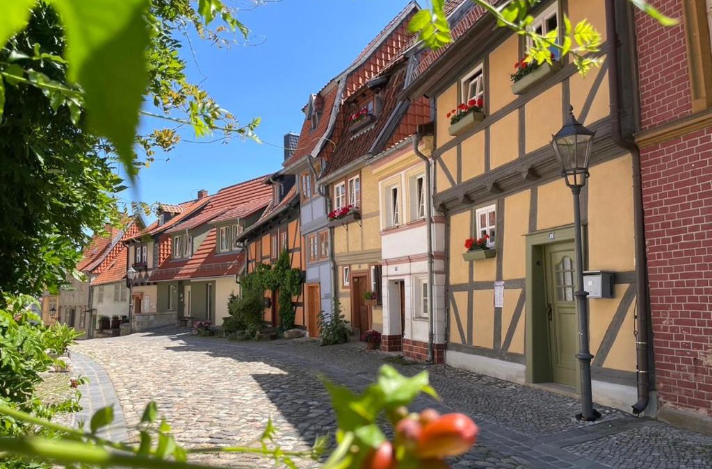 Quedlinburg House | Mittelalterdomizil mit Balkon und Parkplätzen