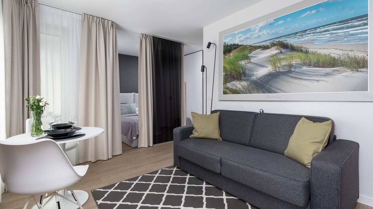 Kolobrzeg Apartment | Mlynska 10B | Spacious Studio | Balcony