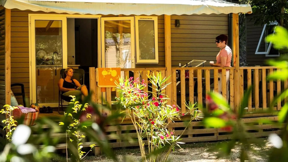 Goudargues House | Mobil home 2 Schlafzimmer Venus Comfort 22m2 - Klimaanlage 4 Personen