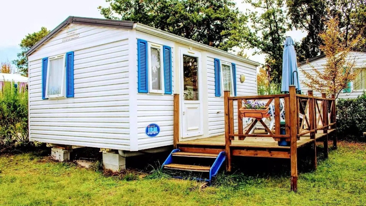 Verteillac House | Mobil home 2 Schlafzimmer 3 Personen