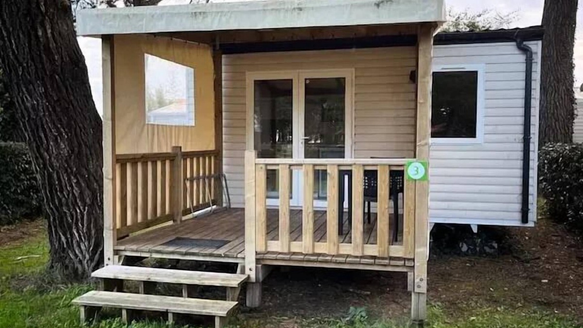 Paimboeuf House | Mobil home Classic - 20m2 - 1 Schlafzimmer - überdachte Terrasse 9m2 2 Personen
