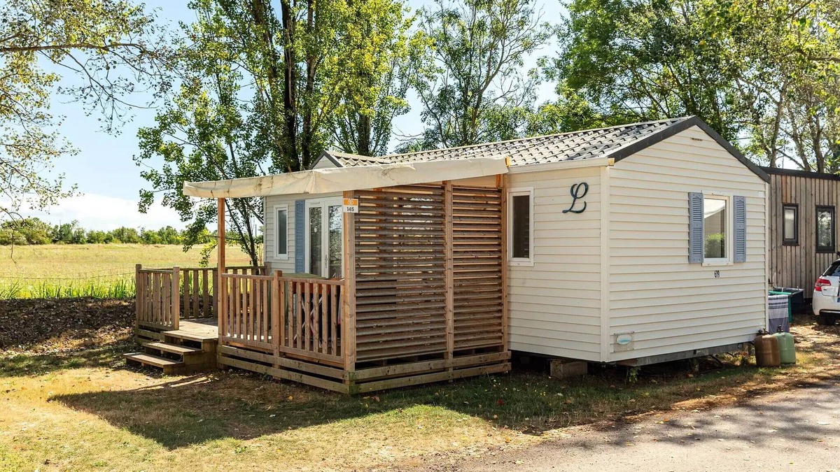 Angles House | Mobil-home | Classic XL | 3 Ch. | 6 pers. | Raised terrace | TV