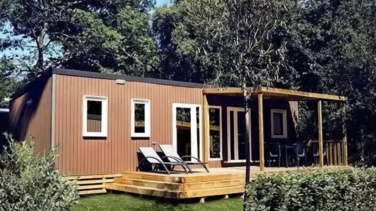 Vitrac House | Mobil-home | Ultimate | 2 Ch. | 4 pers. | Single terrace | A/C | TV