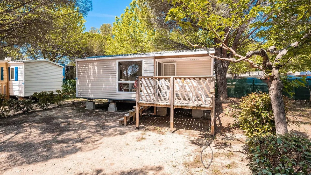 Angles House | Mobile home Einfache Terrasse