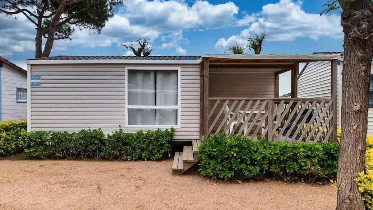 Crach House | Mobile home Einfache Terrasse