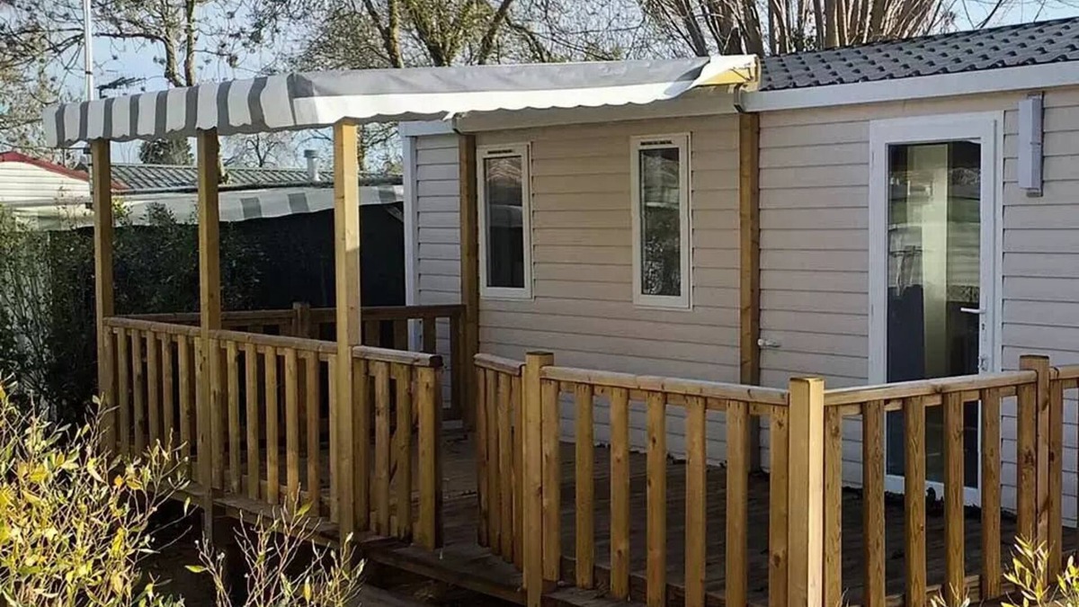 La Tranche-sur-Mer House | Mobile-Home Premium 32m2 3 Schlafzimmer + halb überdachte Terrasse + Clim (Strand) 6 Personen