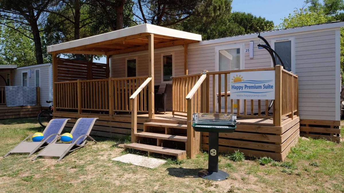 Gralaoni-Pralesi-Cisano House | Mobilehome mit Terrasse und Klimaanlage