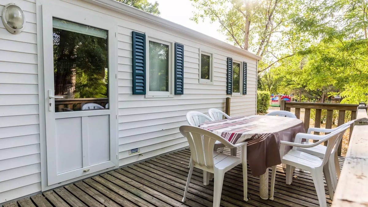 Saint-Pompont House | Mobilheim 3 Schlafzimmer - Freie Terrasse 6 Personen