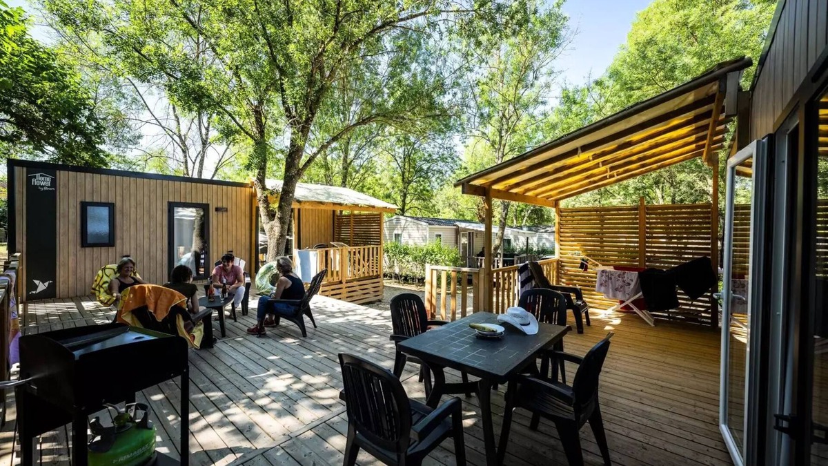 Saint-Andre-de-Roquepertuis House | Mobilheim 4 Schlafzimmer Tribu Premium 66m2 - Klimaanlage/Geschirrspüler 8 Personen