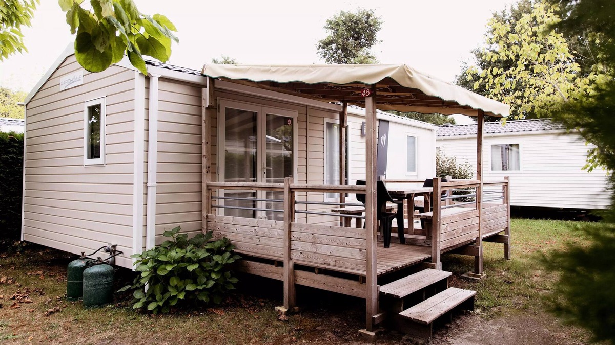 Saint-Laurent-de-Medoc House | Mobilheim "Jasmin" 2 Schlafzimmer 4 Personen