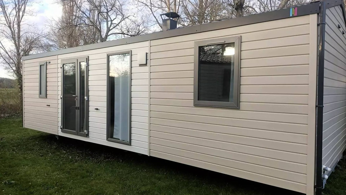 Moncrabeau House | Mobilheim Vorhang 4 Zimmer 6 Personen