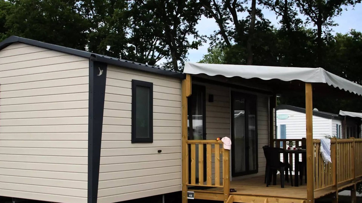 Asserac House | Mobilhome ATLANTIC Premium 29m2 2 Schlafzimmer 4 Personen