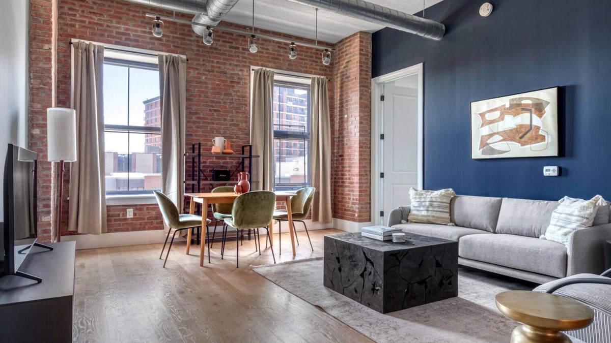 The Heights Apartment | Mod Jersey City 2BR w/W/D & Doroman, free shuttle to PATH, by Blueground