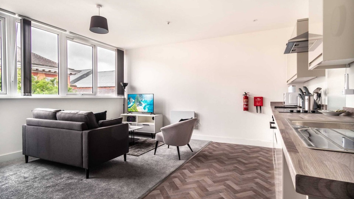 Wrexham Apartment | Modern 1 Bed Apartment in Central Wrexham