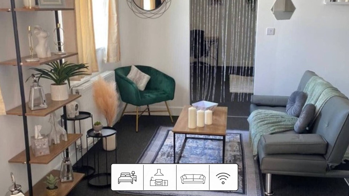 George Green Apartment | Modern 1Bed Apt Near Heathrow/Free Parking