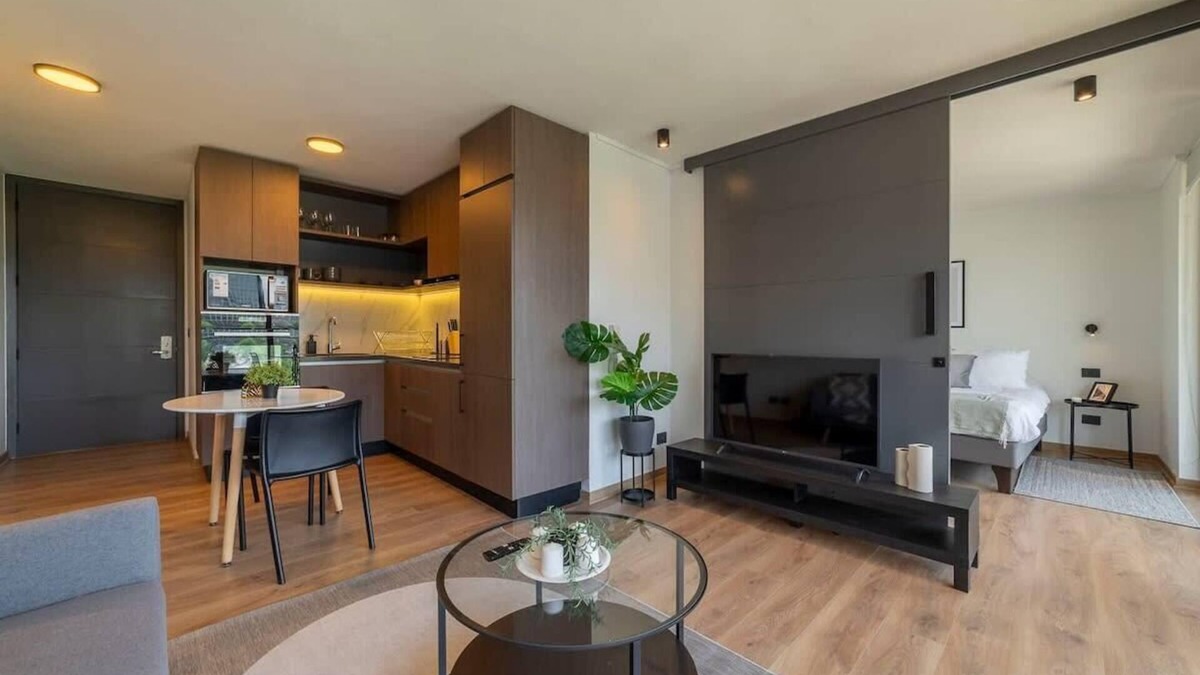 Santiago Apartment | Modern 1BR steps from Escuela Militar