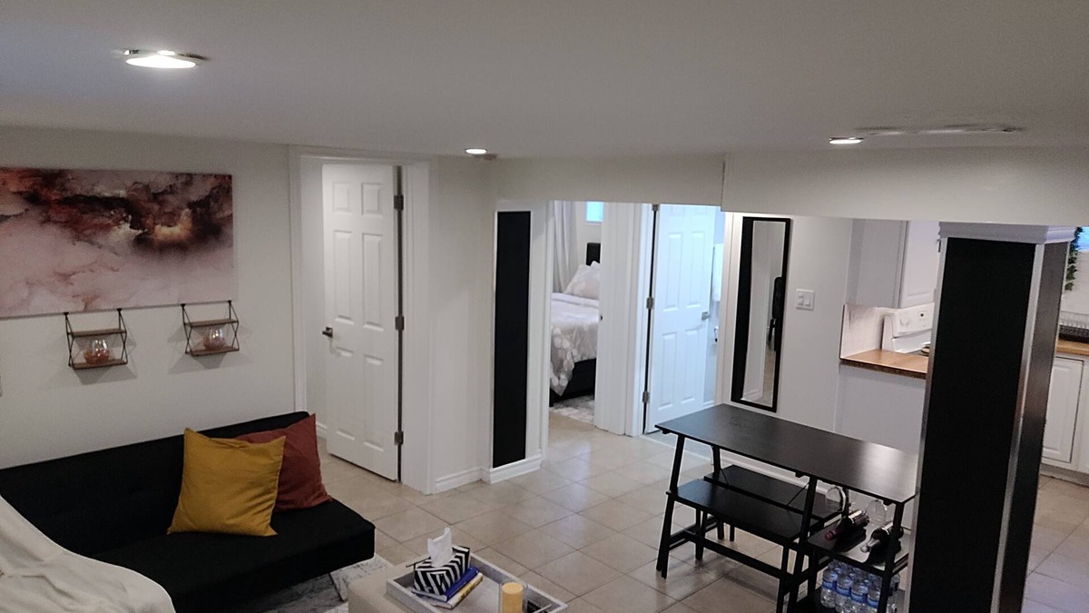Toronto Apartment | Modern 2 Bedroom private basement suite.