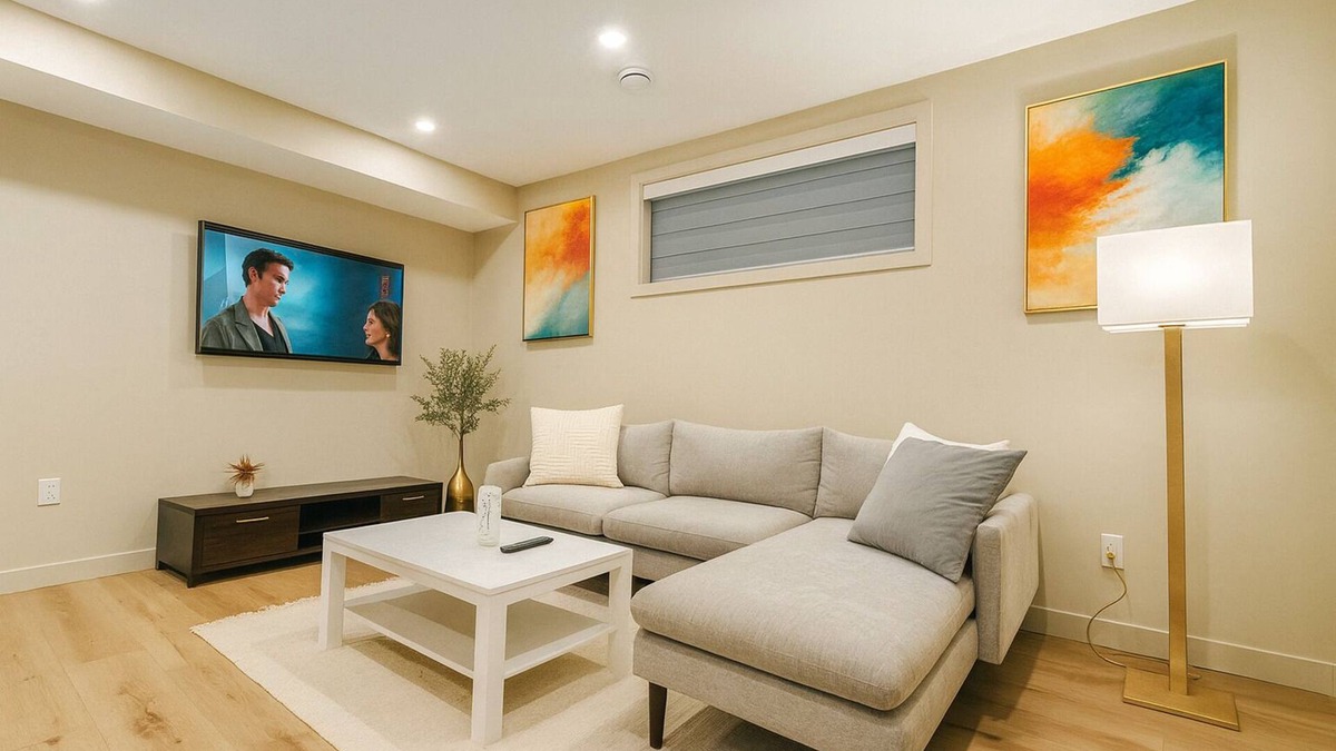 Sage Hill House | Modern 2 BR Walkout Suite | Private Backyard | Free Parking | Family Friendly
