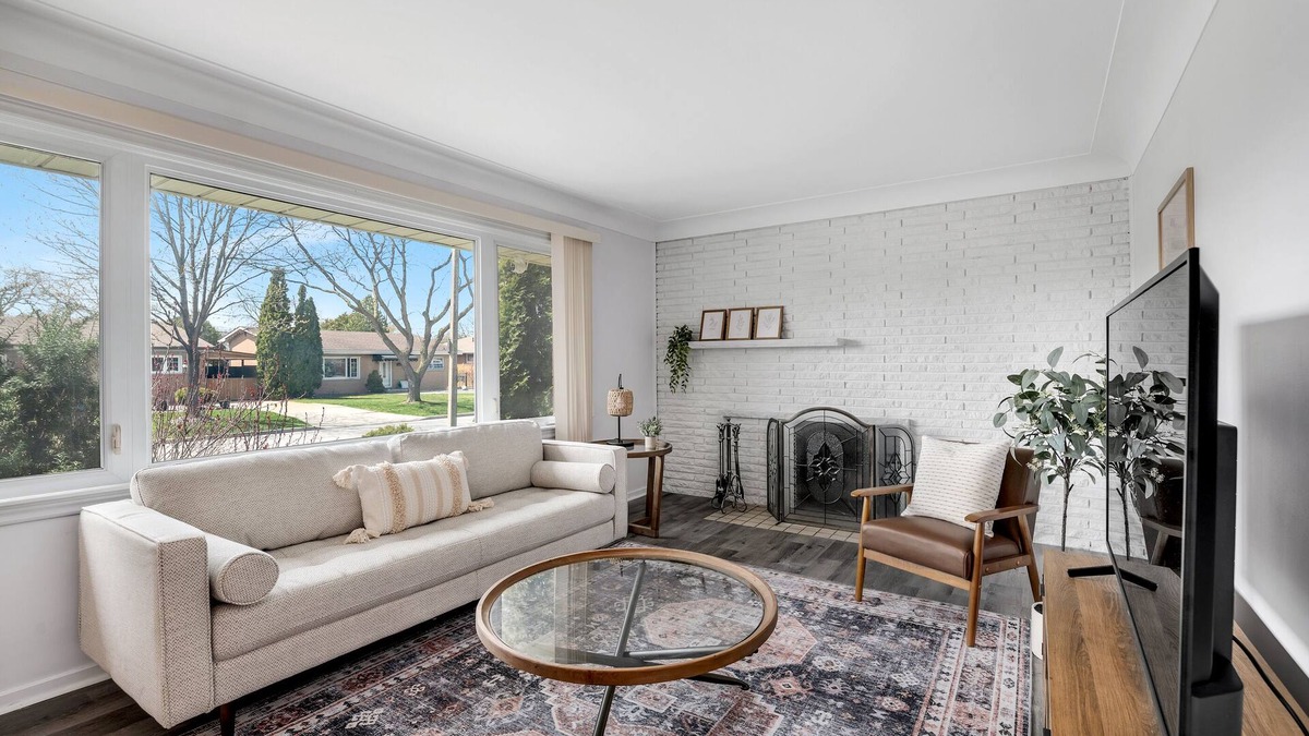 Windsor House | Modern 2BR with Remote Workspace, Patio, BBQ & Gym