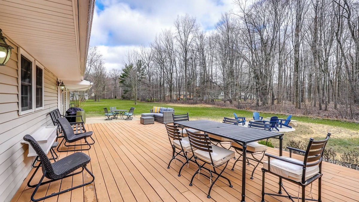 Orange House | Modern 3-bedroom single story Chagrin Falls Home with large private yard