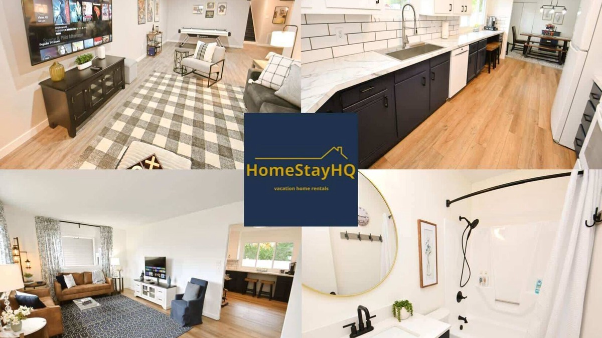 South Bend House | Modern 5 bedroom home sleeps up to 12, 15 min walk to ND (2329)