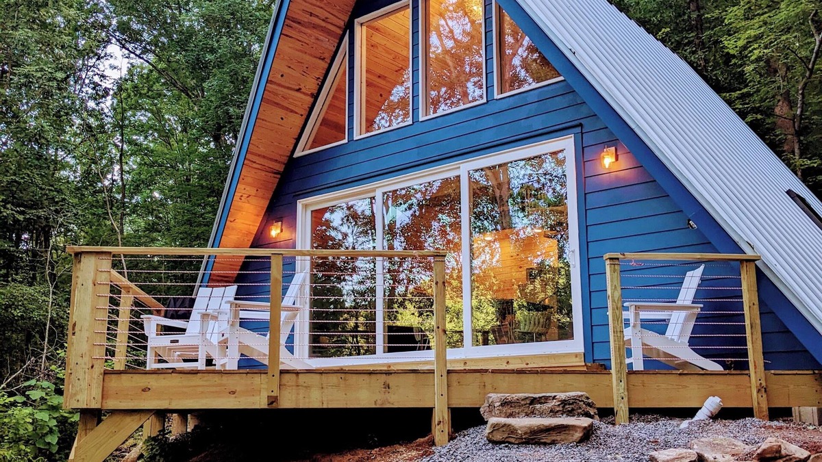 Chattanooga Cabin | Modern A-Frame ~ Creeks & River Nearby ~ 8 Miles from Downtown Chattanooga